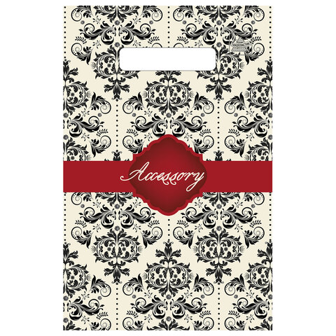 Пакет с вырубной ручкой ПВД, 30х20 см, "Аксессуар", 30 мкм, н00077246