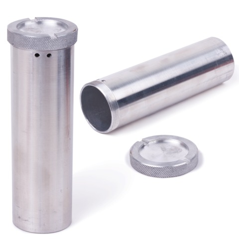 Пенал для хранения ключей дюралевый, длина 120 мм, диаметр 60 мм, 601924